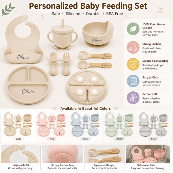 MiniMinors Personalized Feeding Set - 1