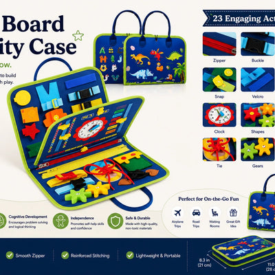 MiniMinors Activity Busy Board - front view