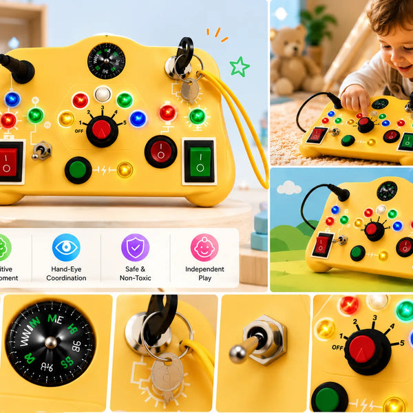 MiniMinors Cartoon Sensory Busy Board - image 1