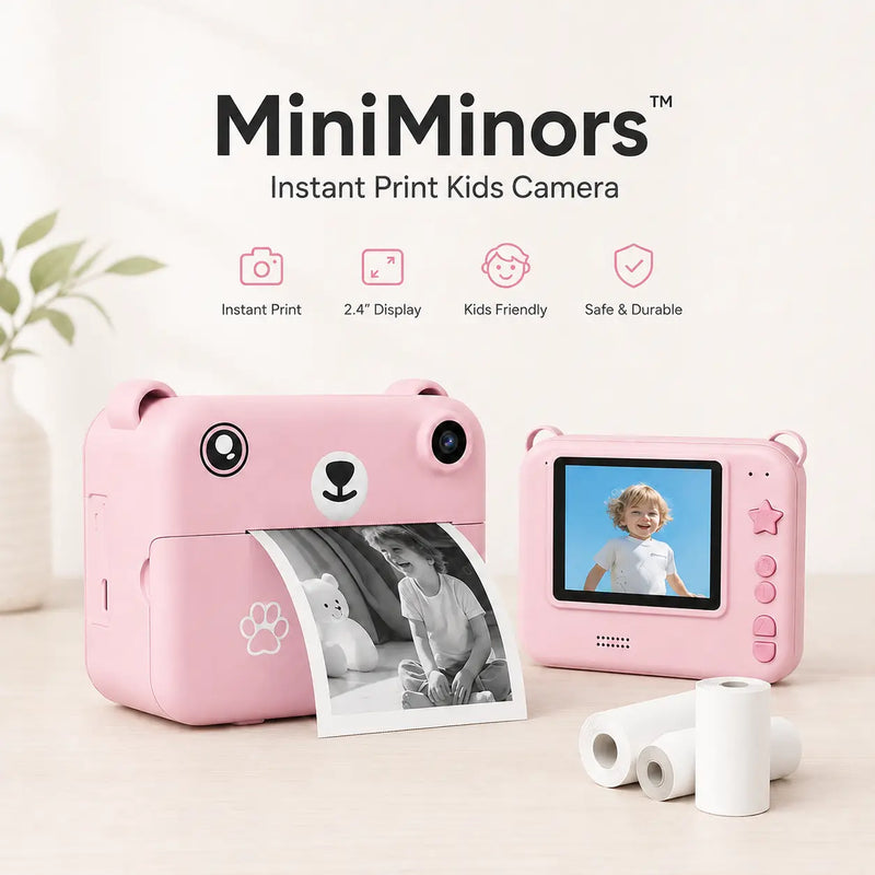 MiniMinors™ Instant Print Kids Camera
