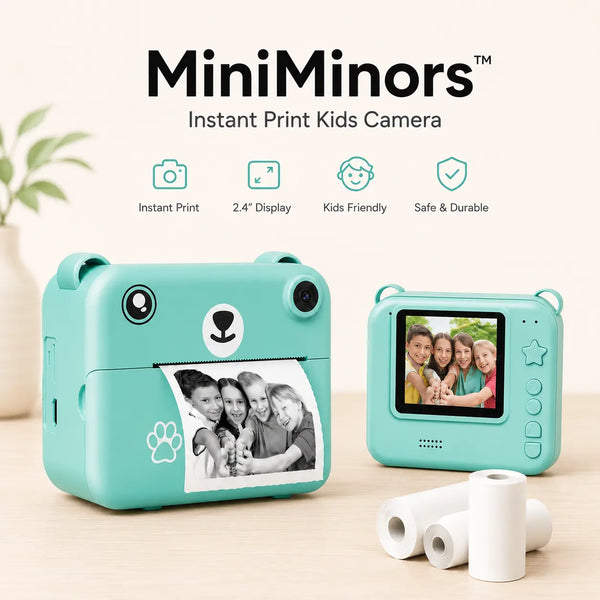 MiniMinors™ Instant Print Kids Camera
