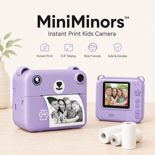 MiniMinors™ Instant Print Kids Camera