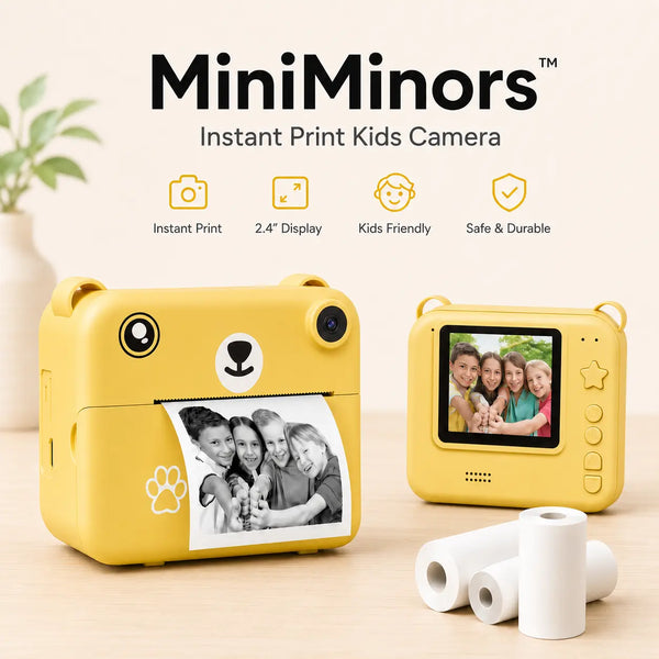 MiniMinors™ Instant Print Kids Camera