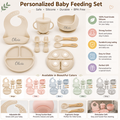 MiniMinors Personalized Feeding Set - 1