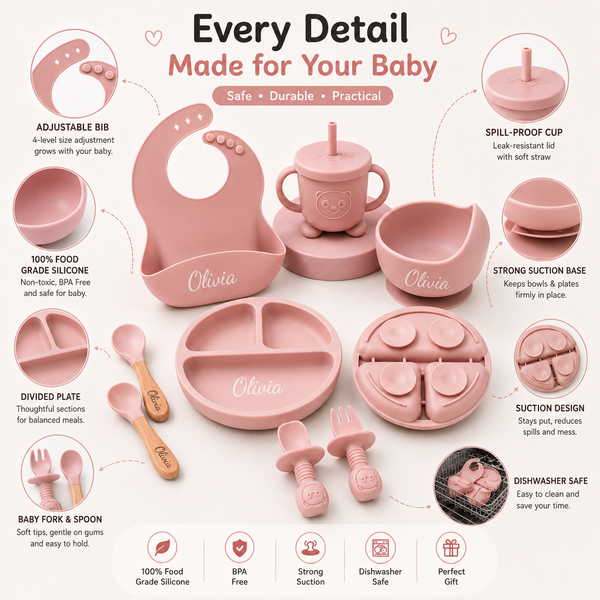 MiniMinors Personalized Feeding Set - 5