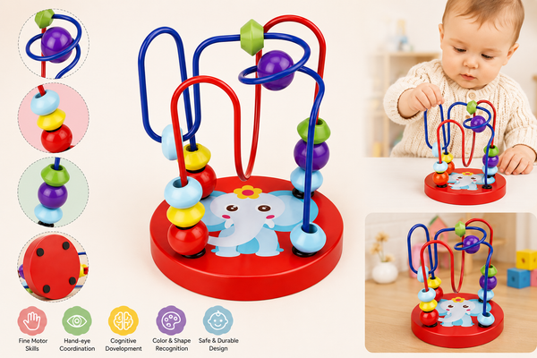 MiniMinors Wooden Bead Maze - 4