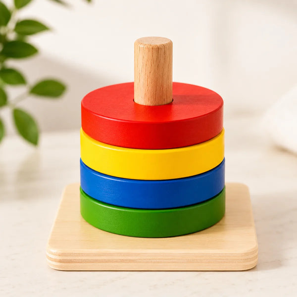 MiniMinors Wooden Sorting Tower - 4