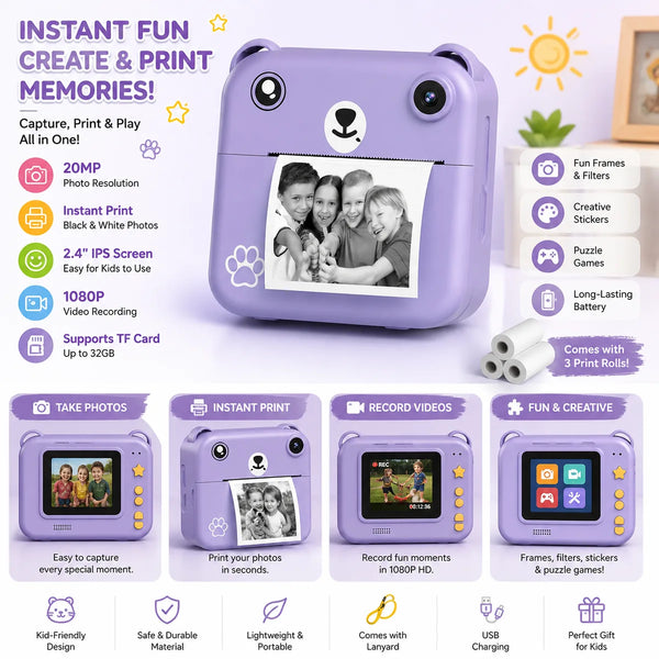 MiniMinors Instant Print Camera - 2